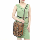 American Darling Crossbody Hand Tooled Genuine Leather Women Bag Western Handbag Purse |