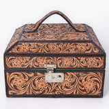 American Darling Jewelry Case Hand Tooled Genuine Leather women bag western handbag purse