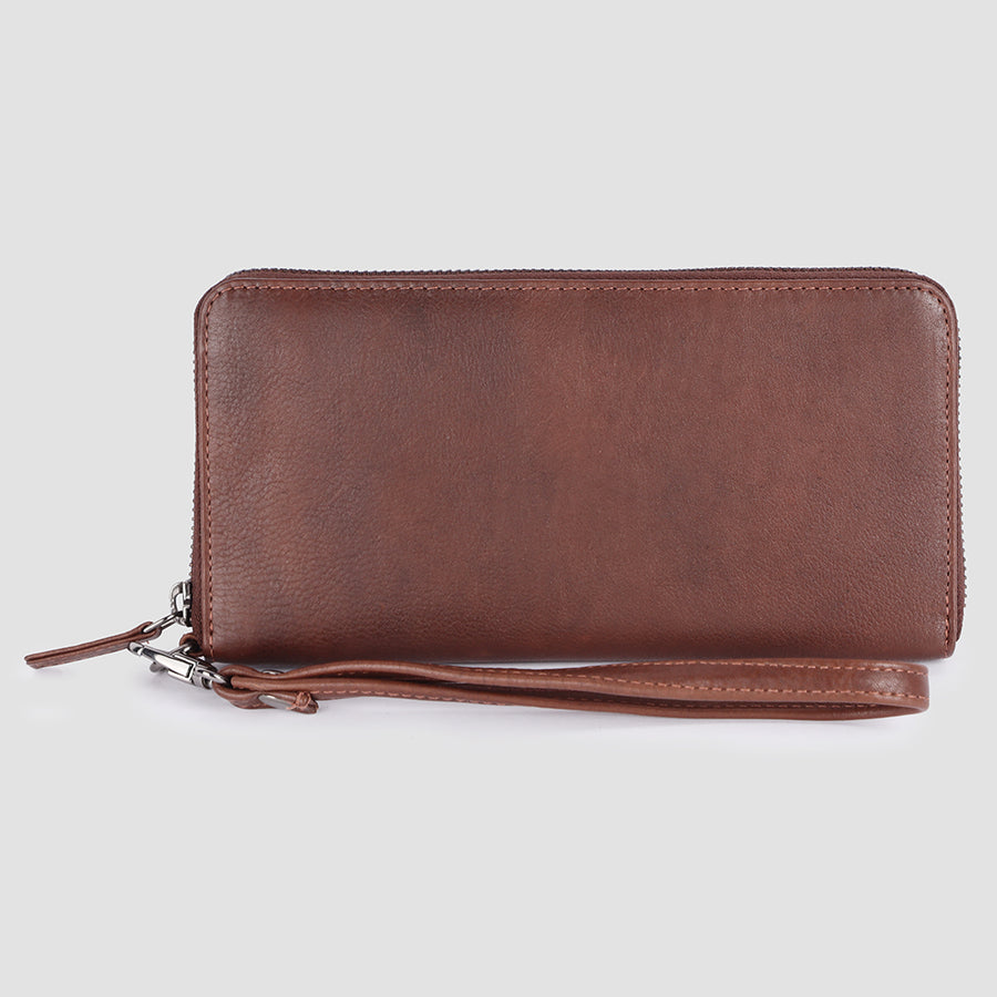 American Darling Wallet Western Genuine Leather Handcrafted Continental Organizer Wristlet Purse with YKK Zipper