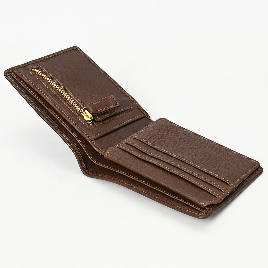 American Darling Wallet Western Genuine Leather Handcrafted Classic Bifold Pocket Wallet with YKK Zipper Coin Pocket