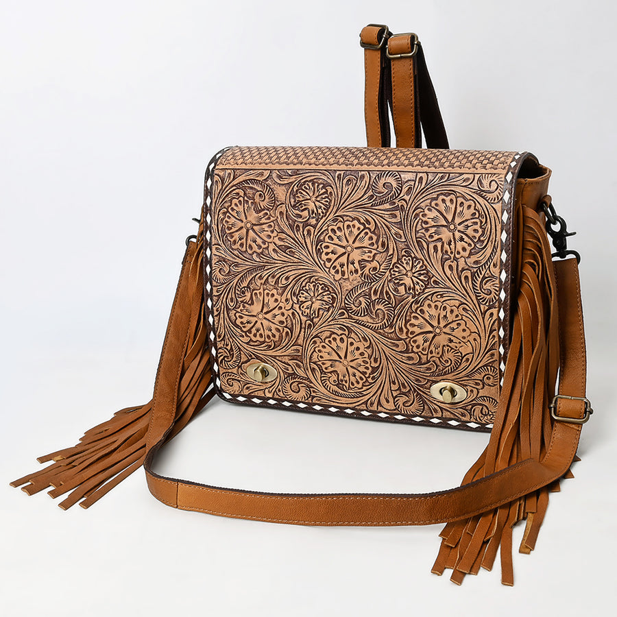 American Darling Cross Body I Hand Tooled Genuine Leather Women Bag Western Handbag Purse - Uhorse