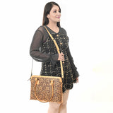 American Darling ADBGZ801 Hand Tooled Genuine Leather women bag western handbag purse