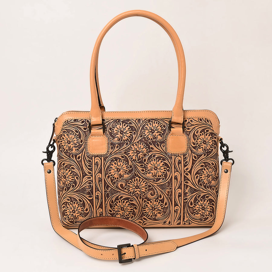 American Darling Tote Hand Tooled Genuine Leather Western Women Bag Handbag Purse | Travel Bags College Casual