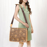 American Darling Messenger I Hand Tooled Genuine Leather Women Bag Western Handbag Purse |