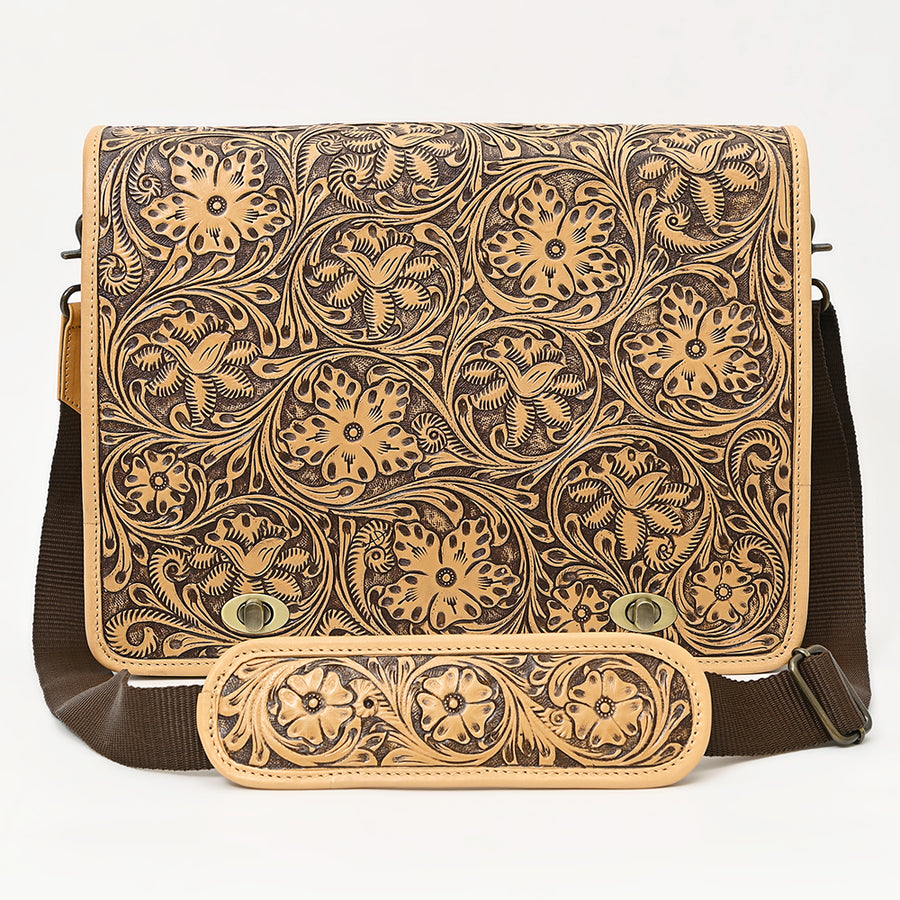 American Darling Messenger I Hand Tooled Genuine Leather Women Bag Western Handbag Purse