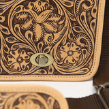 American Darling Messenger I Hand Tooled Genuine Leather Women Bag Western Handbag Purse |