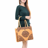 American Darling Tote Hand Tooled Genuine Leather Western Women Bag Handbag Purse | Travel Bags College Casual
