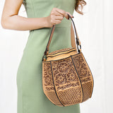 American Darling Tote Hand Tooled Genuine Leather Women Bag Western Handbag Purse | Travel Bags