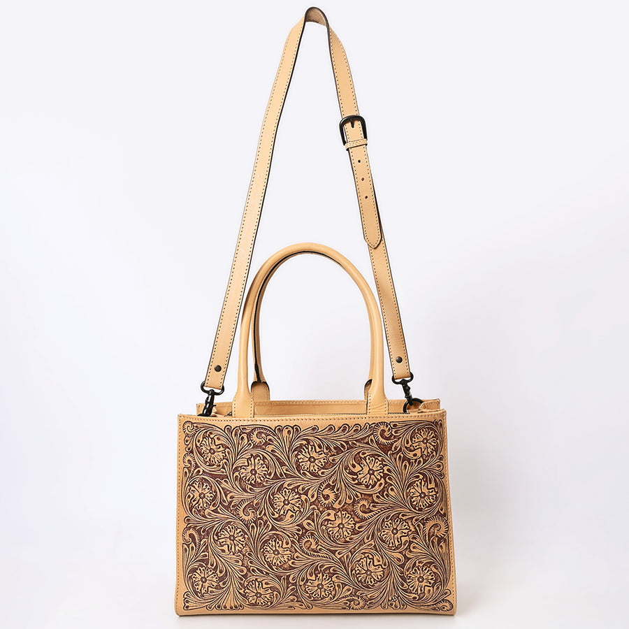 American Darling Tote Hand Tooled Genuine Leather Western Women Bag Handbag Purse | Travel Bags College Casual