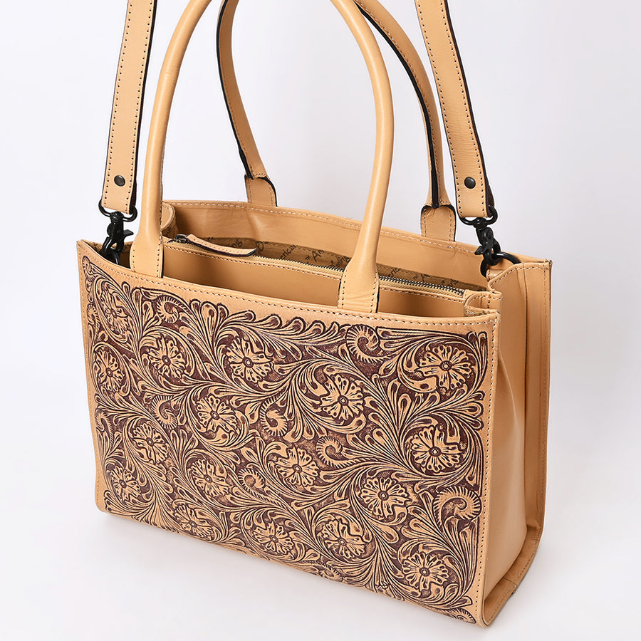 American Darling Tote Hand Tooled Genuine Leather Western Women Bag Handbag Purse | Travel Bags College Casual