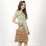 ADBGZ808 American Darling TOTE Hand Tooled Genuine Leather women bag western handbag purse