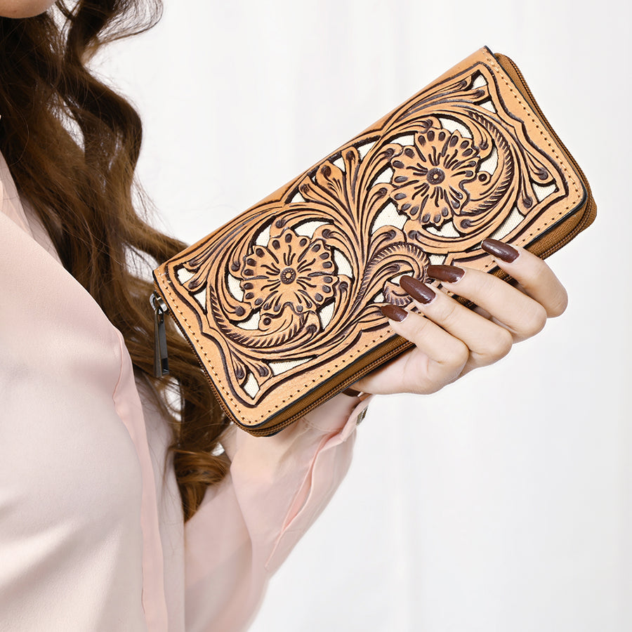 American Darling Wallet Genuine Leather Women Bag Western Handbag Purse | Handbags for