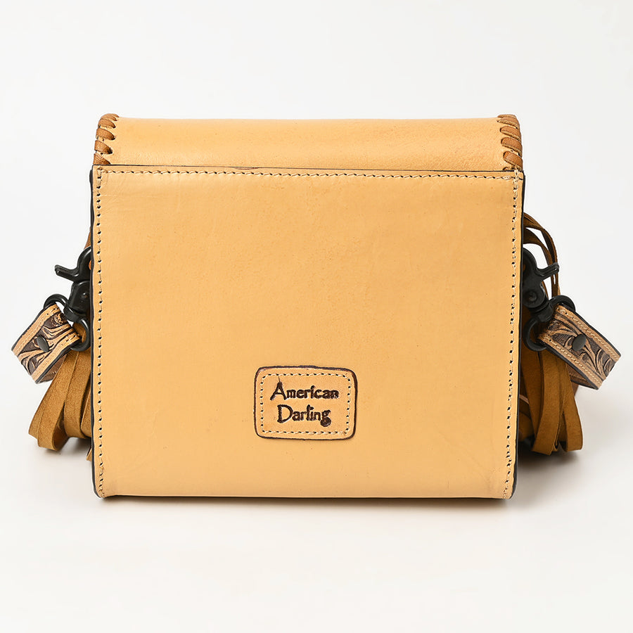 American Darling Small Crossbody Beautifully Hand Tooled Genuine Leather Women Bag Western Handbag Purse