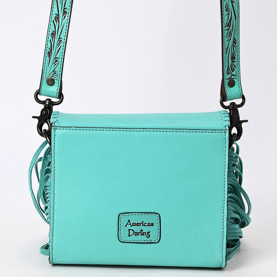 American Darling Small Crossbody Beautifully Hand Tooled Genuine Leather Women Bag Western Handbag Purse