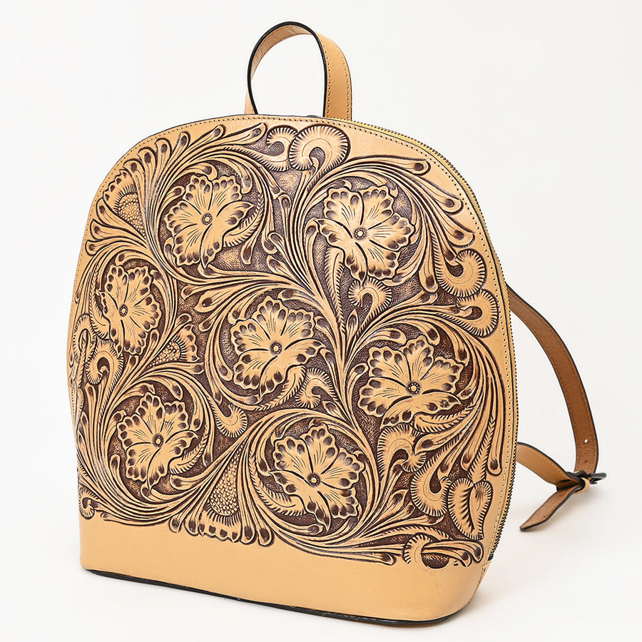 American Darling Backpack Hand Tooled Genuine Leather Women's Bag Western Handbag Purse - Uhorse