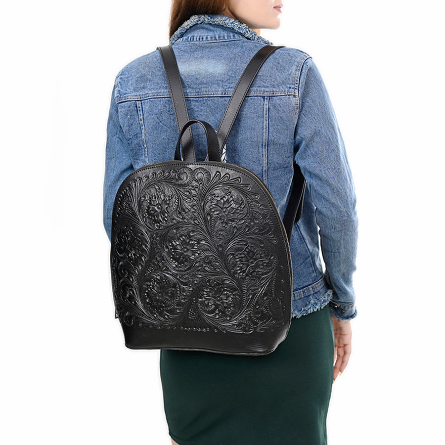 American Darling Backpack Hand Tooled Genuine Leather Women's Bag Western Handbag Purse