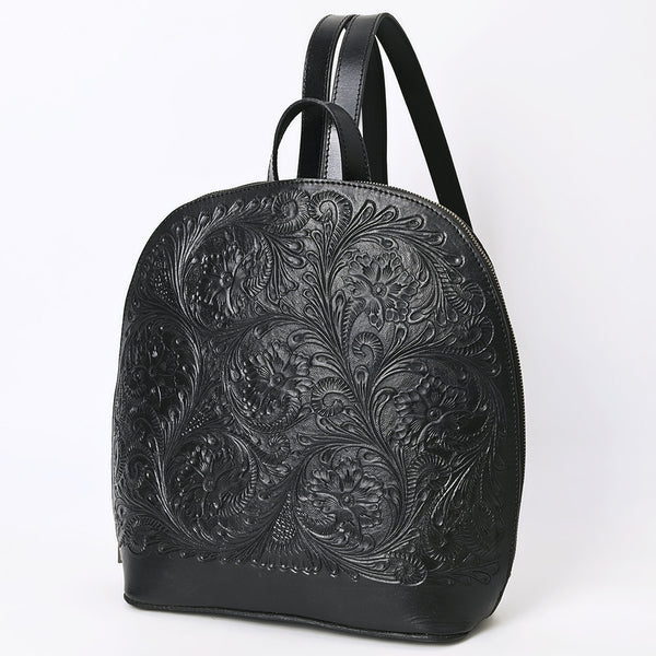 American Darling Backpack Hand Tooled Genuine Leather Women's Bag Western Handbag Purse - Hilason