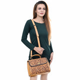 ADBGZ815 American Darling TOTE Hand Tooled Genuine Leather women bag western handbag purse