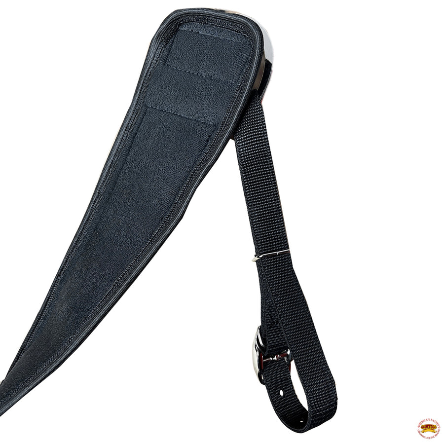 HILASON Western Horse Tack Neoprene Nylon Breast Collar Black |Nylon | Collars For Horses Set