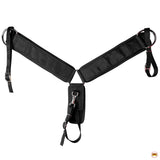 HILASON Western Horse Tack Neoprene Nylon Breast Collar Black