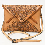 American Darling Envelope Hand Tooled Genuine Leather women bag western handbag purse