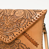 American Darling Envelope Hand Tooled Genuine Leather women bag western handbag purse