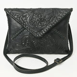 American Darling Envelope Hand Tooled Genuine Leather women bag western handbag purse