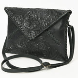 American Darling Envelope Hand Tooled Genuine Leather women bag western handbag purse