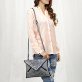 American Darling Envelope Hand Tooled Genuine Leather women bag western handbag purse