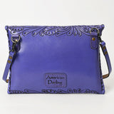 American Darling Envelope Hand Tooled Genuine Leather women bag western handbag purse