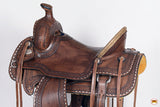 Western Horse Tack Set Saddle American Leather Ranch Roping Hilason