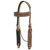 Western Horse Tack Set Saddle American Leather Ranch Roping Hilason