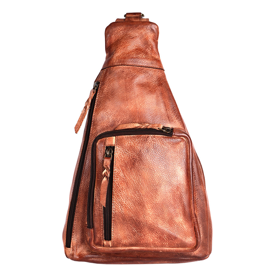 Never Mind Nmbgm165A Sling Vintage Handmade Genuine Cowhide Leather by Hilason – Cowboy and equestrian accessories