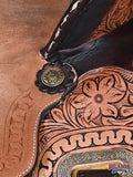 HILASON Western Horse Saddle American Leather Trail Barrel Brown