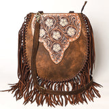 American Darling ADBGA527 Hand Tooled Genuine Leather Women Bag Western Handbag Purse