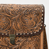 American Darling ADBG1428 Briefcase Hand Tooled Genuine Leather women bag western handbag purse