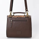 American Darling Briefcase Hand Tooled Genuine Leather Women Bag Western Handbag Purse |