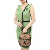 American Darling Small Crossbody Hand Tooled Genuine Leather Women Western Handbag |