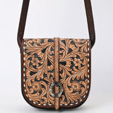 American Darling Crossbody Hand Tooled Genuine Leather Women Western Handbag |