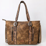 American Darling Tote Hand Tooled Genuine Leather Women Bag Western Handbag Purse |