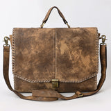 American Darling Briefcase Genuine Leather Women Bag Western Handbag Purse |