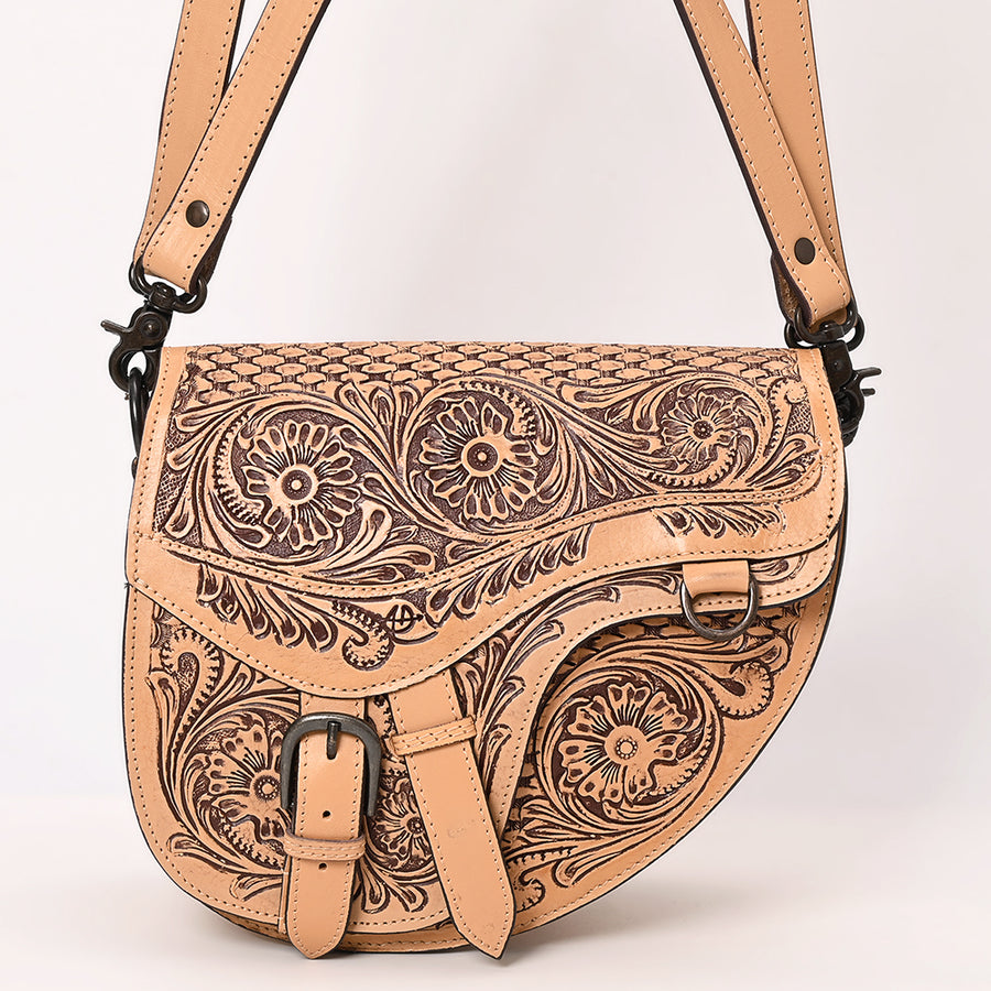 American Darling Cross Body I Hand Tooled Genuine Leather Women Bag Western Handbag Purse