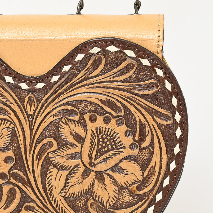 American Darling Cross Body Hand Tooled Genuine Leather Women Bag Western Handbag Purse