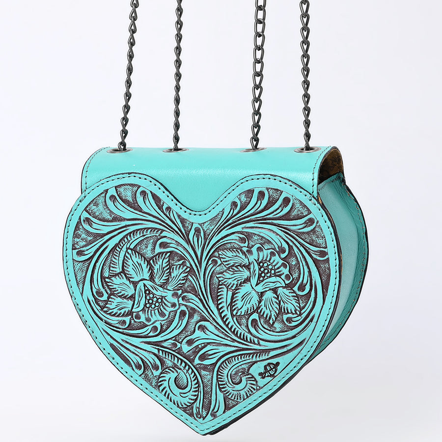 American Darling Cross Body Hand Tooled Genuine Leather Women Western Handbag | Bag Travel - Hilason