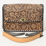American Darling Small Crossbody Beautifully Hand Tooled Genuine Leather Women Bag Western Handbag Purse|