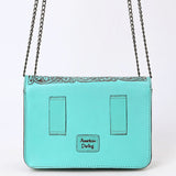 American Darling Small Crossbody Beautifully Hand Tooled Genuine Leather Women Western Handbag Purse |