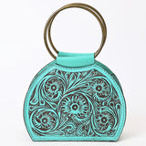 American Darling Clutch Beautifully Hand Tooled Genuine Leather Women Bag Western Handbag Purse|