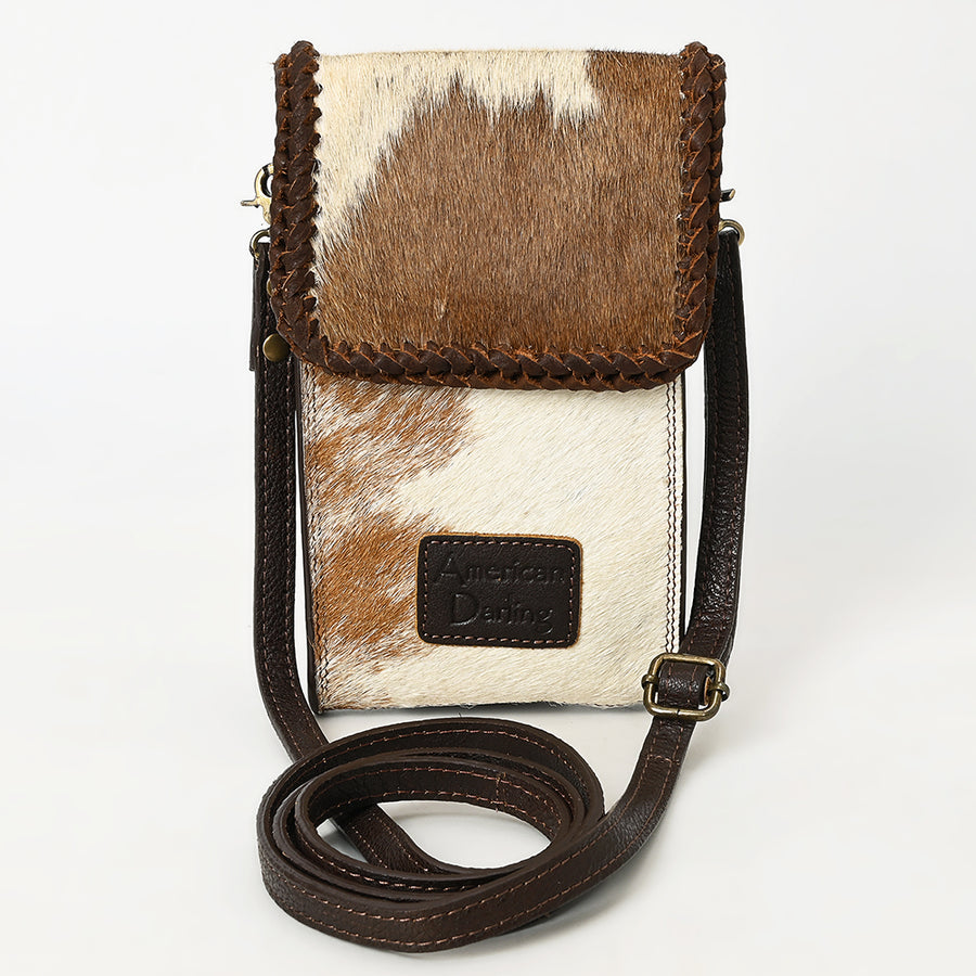 American Darling Cell Phone Holder Hair on Genuine Leather Western Women Bag Purse | Case