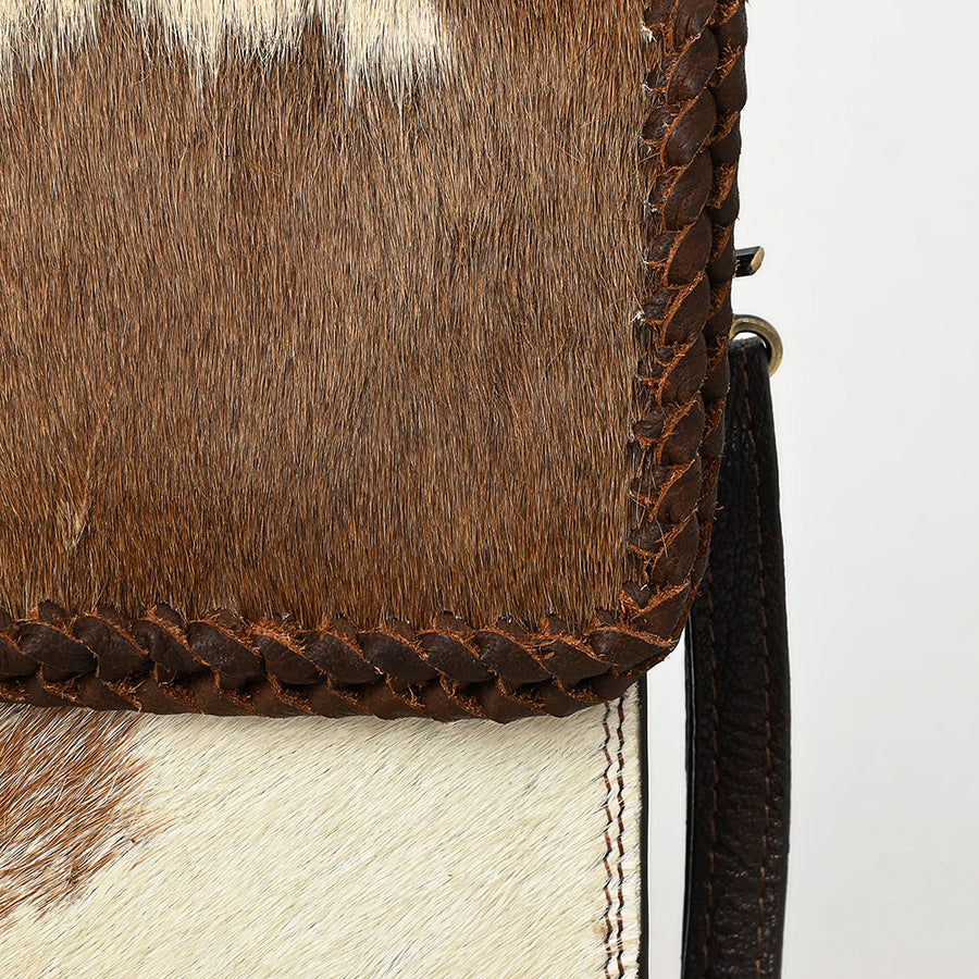 American Darling Cell Phone Holder Hair on Genuine Leather Western Women Bag Purse | Case