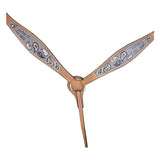 HILASON W. H. Leather Headstall & Breast Collar Set Tan by Hilason – Cowboy and equestrian accessories